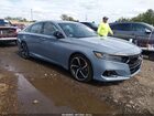 2022 Honda Accord Sport 2.0t Blue vin: 1HGCV2F34NA015633