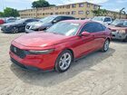 2025 Honda Accord Lx Red vin: 1HGCY1F25SA007786