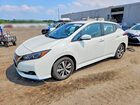 2022 Nissan Leaf S Plus White vin: 1N4BZ1BV2NC562409