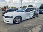 2022 Dodge Charger Sxt White vin: 2C3CDXBG0NH216202
