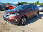 2016 Ford Edge Sel Brown vin: 2FMPK4J88GBB55601