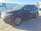2017 Ford Edge Sel Burgundy vin: 2FMPK4J90HBC30706