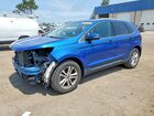 2020 Ford Edge Sel Blue vin: 2FMPK4J96LBA25450