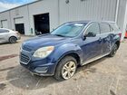 2017 Chevrolet Equinox Ls Синий vin: 2GNALBEK2H1503599