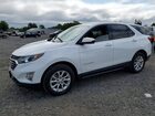 2020 Chevrolet Equinox Lt White vin: 2GNAXUEV2L6139030