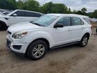 2016 Chevrolet Equinox Ls White vin: 2GNFLEEK7G6220415