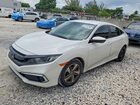 2020 Honda Civic Lx White vin: 2HGFC2F65LH562812