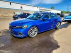 2023 Honda Civic Touring Blue vin: 2HGFE1F91PH319910