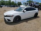 2022 Honda Civic Touring White vin: 2HGFE1F96NH311217