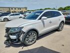 2016 Lincoln Mkx Reserve White vin: 2LMTJ6LR7GBL53965