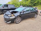 2018 Toyota Corolla Xle Black vin: 2T1BURHE0JC005045