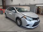 2016 Toyota Corolla L Silver vin: 2T1BURHE6GC523654