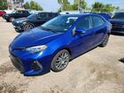 2017 Toyota Corolla Se Blue vin: 2T1BURHE7HC848895