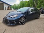 2017 Toyota Corolla Xse Blue vin: 2T1BURHEXHC954807