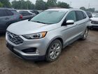 2019 Ford Edge Titanium Silver vin: 2FMPK4K94KBB53327