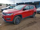 2021 Jeep Compass Sport Red vin: 3C4NJDAB3MT561182