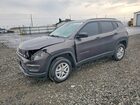 2018 Jeep Compass Sport Gray vin: 3C4NJDAB8JT481663