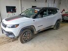 2025 Jeep Compass Trailhawk White vin: 3C4NJDDN5ST564524