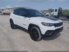 2024 Jeep Compass Trailhawk 4x4 White vin: 3C4NJDDN6RT608167