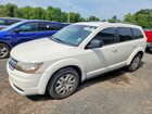 2019 Dodge Journey Se White vin: 3C4PDCAB1KT797658