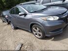 2018 Honda Hr-v Lx Gray vin: 3CZRU6H37JM722801
