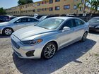 2019 Ford Fusion Sel Silver vin: 3FA6P0CD7KR139264