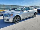 2019 Ford Fusion Sel Silver vin: 3FA6P0CD9KR140433