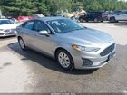 2020 Ford Fusion S Silver vin: 3FA6P0G72LR201417