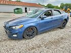 2019 Ford Fusion Se Blue vin: 3FA6P0HD8KR267618
