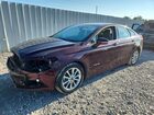 2017 Ford Fusion Se Hybrid Maroon vin: 3FA6P0LU0HR128972