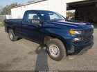 2021 Chevrolet Silverado 1500 4wd  Long Bed Wt Blue vin: 3GCNYAEH4MG343401