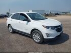 2020 Chevrolet Equinox Awd Ls White vin: 3GNAXSEV2LS685381