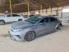 2022 Kia Forte Gt Line Gray vin: 3KPF54AD3NE507719