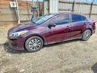 2017 Kia Forte Lx Burgundy vin: 3KPFK4A70HE006441