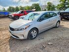 2017 Kia Forte Lx Silver vin: 3KPFK4A70HE097517