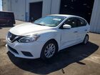 2017 Nissan Sentra S Белый vin: 3N1AB7AP0HY304324
