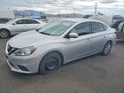 2017 Nissan Sentra S Серебряный vin: 3N1AB7AP1HY401287