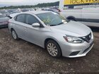 2018 Nissan Sentra S Серебряный vin: 3N1AB7AP7JY278052