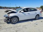 2018 Nissan Sentra Sv White vin: 3N1AB7AP8JL653203