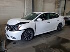 2017 Nissan Sentra Sr Turbo White vin: 3N1CB7AP1HY321884