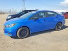 2021 Nissan Versa S Синий vin: 3N1CN8DV6ML910038