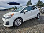 2016 Kia Rio Lx White vin: KNADM5A39G6648503