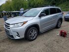 2018 Toyota Highlander Xle Серебряный vin: 5TDJZRFH5JS551955