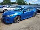 2018 Toyota Camry Se Blue vin: 4T1B11HK5JU020669