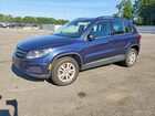 2016 Volkswagen Tiguan S Blue vin: WVGBV7AX0GW601152