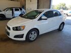 2016 Chevrolet Sonic Lt White vin: 1G1JC5SH6G4146037