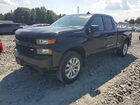 2021 Chevrolet Silverado K1500 Custom Black vin: 1GCRYBEK0MZ224134