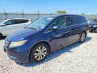 2016 Honda Odyssey Ex Blue vin: 5FNRL5H48GB001105