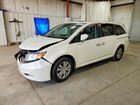 2016 Honda Odyssey Exl White vin: 5FNRL5H66GB014002