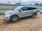 2017 Honda Pilot Exl Серебряный vin: 5FNYF5H58HB040791
